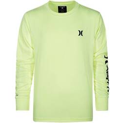 Hurley Boy's Icon Heather Long Sleeve - T-shirt - Volt Glow Heather