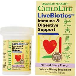 ChildLife LiveBiotics Immune Digestive Support 30.0 ea