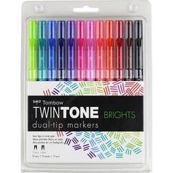 Tombow Twintone Markers Bright