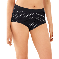 Bali One Smooth U All-Around Smoothing Brief - Black and White Dot