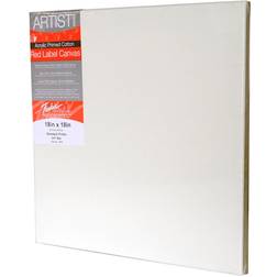 Tara Materials 5055 Fredrix Pro Red Label Stretched Canvas 18X18