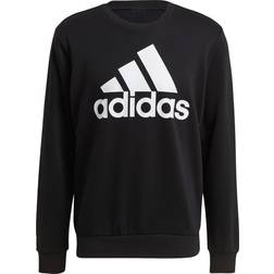 Adidas Essentials French Terry Big Logo Sweatshirt - Black/White