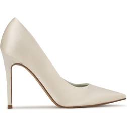 Nine West Fresh Pointy Toe - Ivory Satin