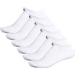 Adidas Athletic Cushioned No-Show Socks 6-pack Men - White