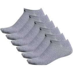 Adidas Athletic Cushioned No-Show Socks 6-pack Men - Medium Grey