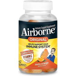 Airborne Original Immune Support Gummies Zesty Orange 42