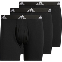 Adidas Stretch Cotton Boxer Briefs 3-pack - Black