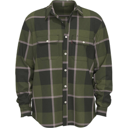 Levi's Jackson Worker Flannel Overshirt - Chester Plaid Mossy Green/Green