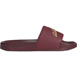 Adidas Adilette Shower Slides W - Burgundy/Sandy Beige Met/Burgundy