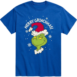 Airwaves Dr. Seuss The Grinch Merry Grinchmas T-shirt - Blue