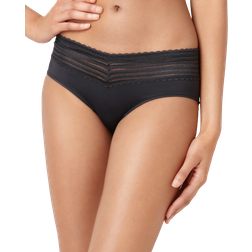 Warner's No Pinching No Problems Dig Free Lace Hipster - Black