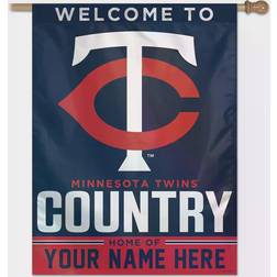 WinCraft Minnesota Twins Personalized 1-Sided Vertical Banner