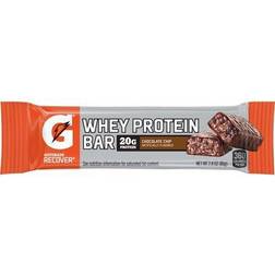 Gatorade Recover Whey Protein Bar, Chocolate Chip, 20g Protein, 12 Ct