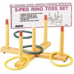 Ring Toss Set, 5-Peg Multi