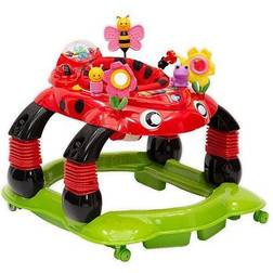 Delta Children Lil' Play Station 4-in-1 Activity Walker in Red