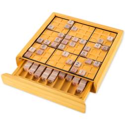 100-Pc. Wood Sudoku Board Game Set