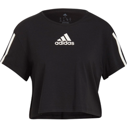 Adidas Aeroready Made For Training Crop Sport T-shirt Women - Black