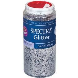 Spectra Pacon Glitter, Shaker-Top Can, Silver