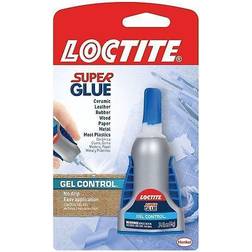 Loctite Gel Control No-Drip Super Glue, 0.14 Oz, Clear