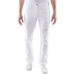 Lazer Slim-Fit Stretch Jeans - White