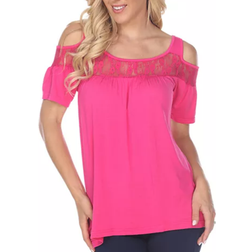 White Mark Bexley Tunic Top - Pink