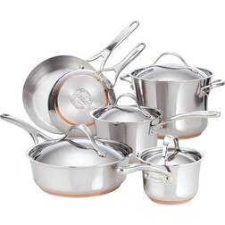 Anolon Nouvelle Cookware Set with lid 10 Parts