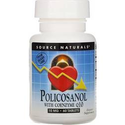 Source Naturals Policosanol with Coenzyme Q10 60 Tablets