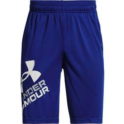 Under Armour Boy's Prototype 2.0 Logo Shorts - Royal/White