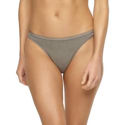 Felina Organic Cotton Stretch Thong - Slate