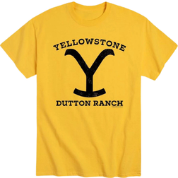Airwaves Yellowstone Dutton Ranch T-shirt - Yellow