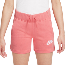 Nike Older Kid's Sportswear Club French Terry Shorts - Pink Salt/White (DA1405-603)