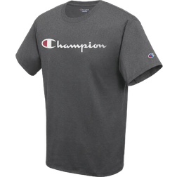 Champion Classic Script Logo T-shirt Men's - Granite Heather