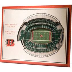 YouTheFan Cincinnati Bengals Stadium Views 3D Wall Art