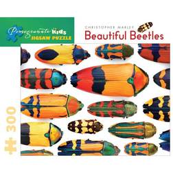 Pomegranate Christopher Marley: Beautiful Beetles Jigsaw Puzzle 300pc