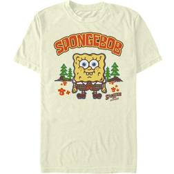 Fifth Sun SpongeBob SquarePants Sponge on the Run Happy Camper T-shirt - Beige