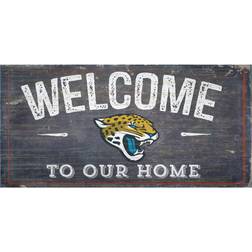 Fan Creations Jacksonville Jaguars Welcome To Our Home Sign