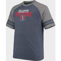 Fanatics New York Giants Big & Tall Throwback Raglan T-Shirt Sr