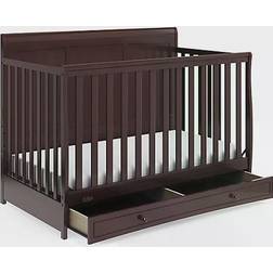 Graco Asheville 4-in-1 Convertible Crib with Drawer 53.2x30.3"