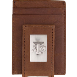 Eagles Wings Texas A&M Aggies Front Pocket Wallet - Brown