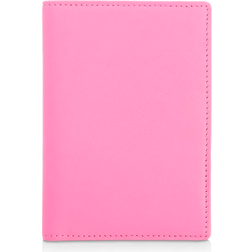 Royce RFID-Blocking Leather Passport Case - Dark Pink