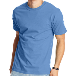 Hanes Beefy-T Crewneck Short-Sleeve T-shirt Unisex - Carolina Blue