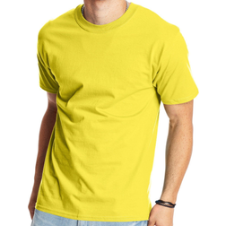 Hanes Beefy-T Crewneck Short-Sleeve T-shirt Unisex - Yellow