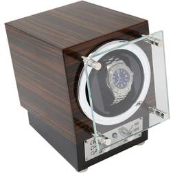 Bey-Berk Ebony Burlwood Watch Winder