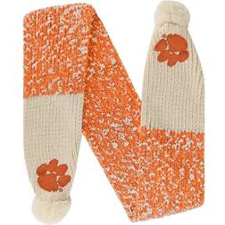 Foco Clemson Tigers Confetti Scarf with Pom