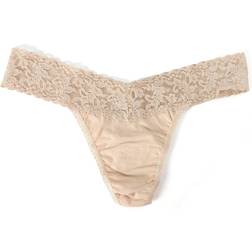 Hanky Panky Supima Cotton Low Rise Thong - Chai