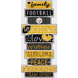 Fan Creations Pittsburgh Steelers Celebrations Stack Sign Board