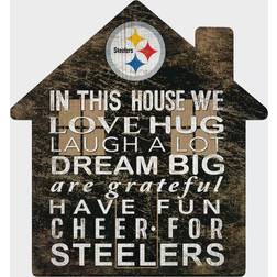 Fan Creations Pittsburgh Steelers Team House Sign Board