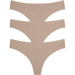 Honeydew Intimates Skinz Thong 3-pack - Nude