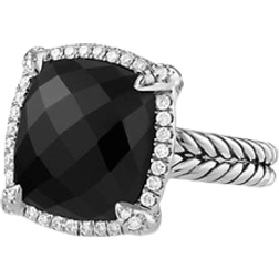 David Yurman Chatelaine Pave Bezel Ring - Black Onyx/Diamonds