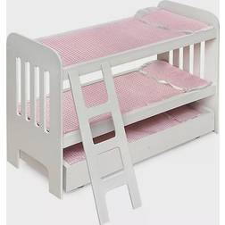 Badger Basket Trundle Doll Bunk Bed With Ladder & Personalization Kit